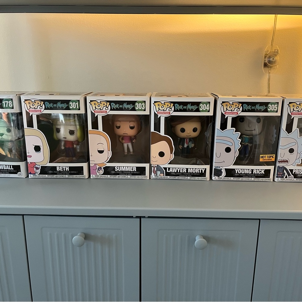 Funko Pop! Rick and Morty Figures Set (6)
